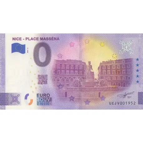 Pas Cher Billet souvenir - 06 - Nice - Place Masséna - 2021-2 - No 1952