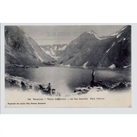 Carte postale 38 - Dauphine - Vallee du Veneon - Le lac Lauvitel - Voyage - Dos divise... En Vogue