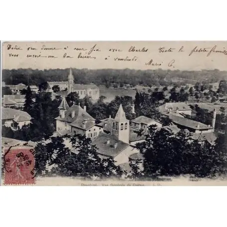 Offre Exclusive Carte postale 38 - Dauphine - Vue generale de Cognin - Voyage - Dos divise