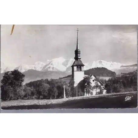 Carte postale 38 - Env. de Sallanches - Clocher de Cordon CPSM Meilleur Choix