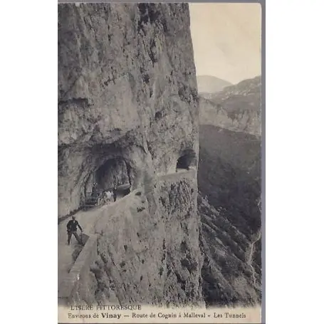 Dernier Modèle Carte postale 38 - Env. de Vinay - Rte de Cognin a Maleval