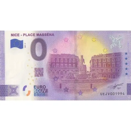 Billet souvenir - 06 - Nice - Place Masséna - 2021-2 - No 1994 Must-Have
