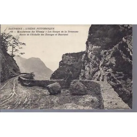 Remise Carte postale 38 - Environs de Viney - Rte de l'Echelle