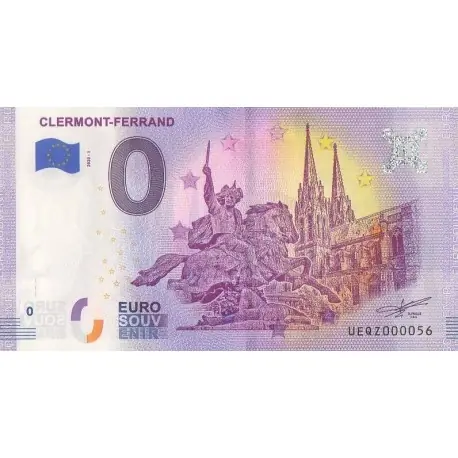 Meilleur Prix Billet souvenir - 63 - Clermont-Ferrand - 2020-1 - No 56