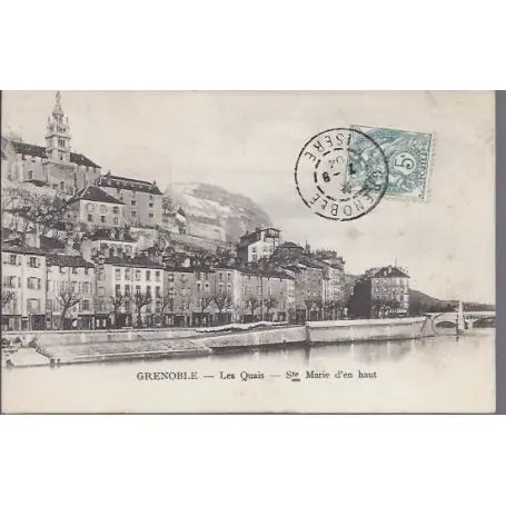 Jusqu’à Épuisement Des Stocks Carte postale 38 - Grenoble - Les quais - Ste Marie d'en haut
