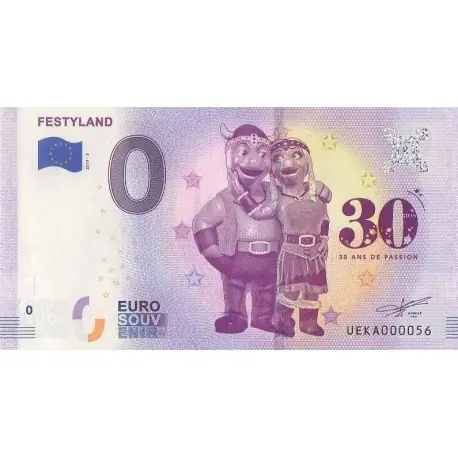Billet souvenir - 14 - Festyland - 2019-3 - No 56 Prix Bas