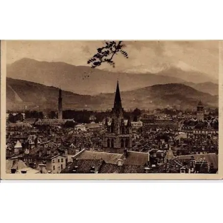 Carte postale 38 - Grenoble - Vue generale - Voyage - Dos divise Meilleur Prix