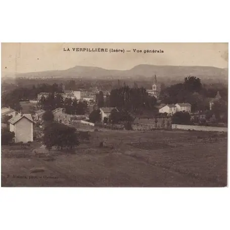 Expédition Rapide Carte postale 38 - La Verpilliere - Vue generale