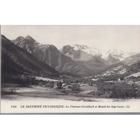 Meilleur Prix Carte postale 38 - Le Thiervoz-Curtillard et Massif des Sept-Lau