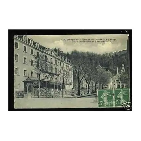 Commande En Gros Carte postale 38 - Uriages les Bains - Le casino et l'Ets. Thermal