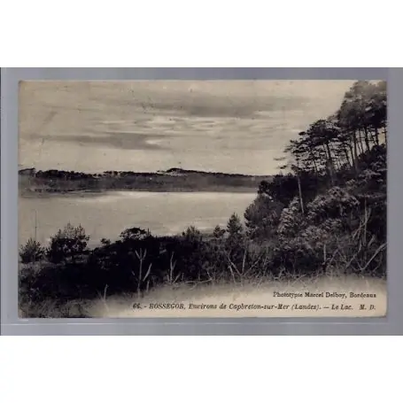 Jusqu’à Épuisement Des Stocks Carte postale 40 - Hossegor - Environs de Capbretons-sur-Mer - Le lac - Voyage - Dos divi...