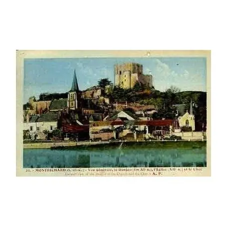 Dernière Chance Carte postale 41 - MONTRICHARD - VUE GENERALE - LE DONJON