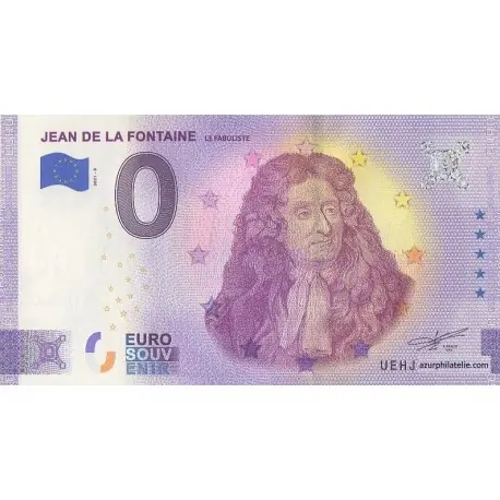 Billet souvenir - 37 - Jean de la Fontaine - Le fabuliste - 2021-8 Offre Du Jour
