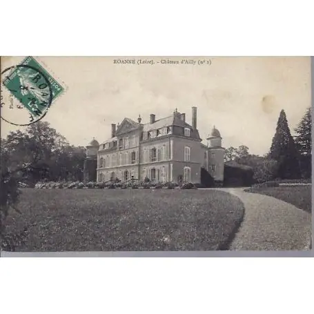 Carte postale 42 - Roanne - Chateau d'Ailly Haute Qualité