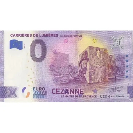 Billet souvenir - 13 - Carrières de Lumières - Cézanne - 2021-6 - Anniversaire Seulement Aujourd’hui