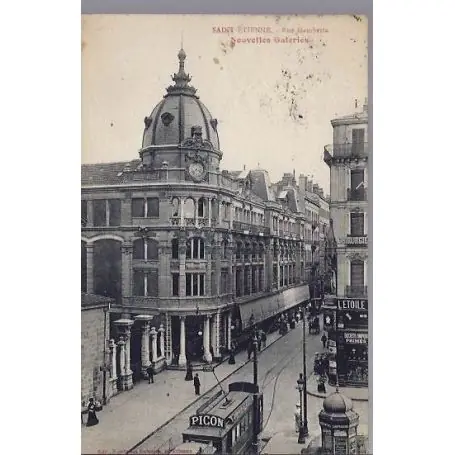 Carte postale 42 - St Etienne - Nelles Galeries rue Gambetta Achat Immédiat