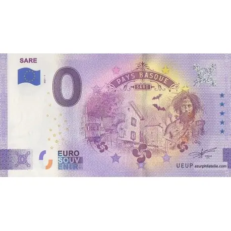 Nouvelle Collection Billet souvenir - 64 - Sare - 2021-1 - Anniversaire