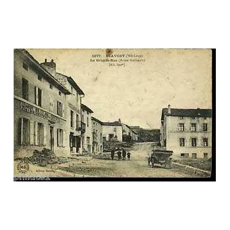 Bon Marché Carte postale 43 - Blavosy - La grande rue - Hotel Sejalon-Chouvier