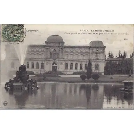Carte postale 43 - Le Puy - Musee Crozatier Commander Vite
