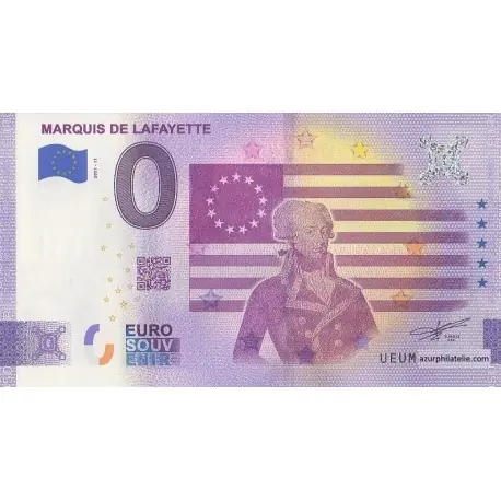Prix Choc Billet souvenir - 63 - Marquis de Lafayette - 2021-11