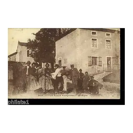 Prix Bas Carte postale 43 - Les scenes villageoises - La Gigue