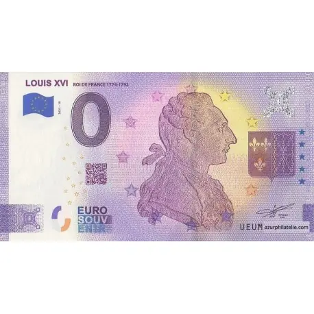 Livraison Express Billet souvenir - 63 - Louis XVI - 2021-10 - Anniversaire