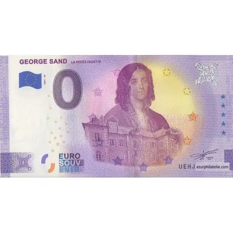 Billet souvenir - 37 - George Sand - 2021-10 - Anniversaire Dernier Modèle