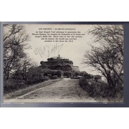 Soldes Carte postale 44 - Le Croisic - Le Mont-Lestpris - Voyage - Dos divise...