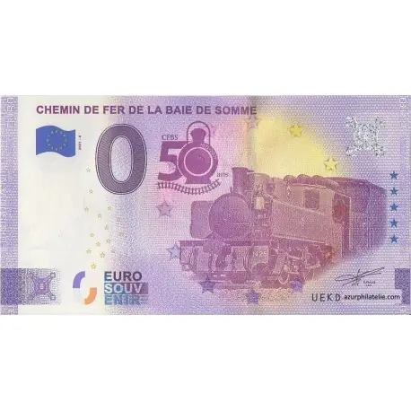 Vente Flash Billet souvenir - 80 - Chemin de fer de la baie de Somme - 2021-4