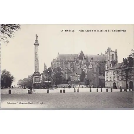 Carte postale 44 - Nantes - Place Louis XVI Satisfait Ou Remboursé