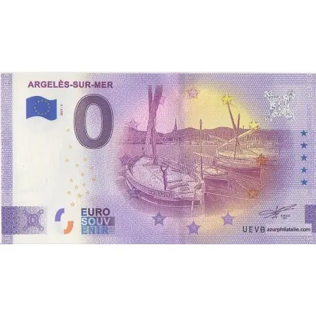 Billet souvenir - 66 - Argeles-sur-Mer - Le port - 2021-2 - Anniversaire Satisfait Ou Remboursé