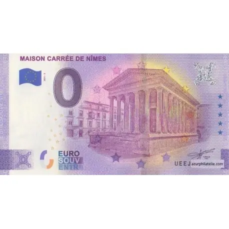 Artisanat Billet souvenir - 30 - Maison carrée de Nîmes - 2021-2