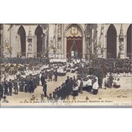 Carte postale 45 - Fetes Jeanne d'Arc - Rentree de la procession Produit De Marque