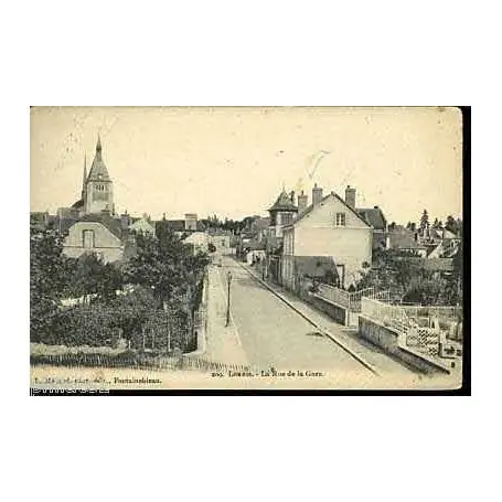 Usine Directe Carte postale 45 - Lorris - La rue de la gare