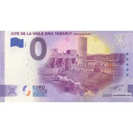 Nouveauté Billet souvenir - 56 - Cite de la voile Eric Tabarly - Sous-Marin Flore - 2022-2 - Anniversaire