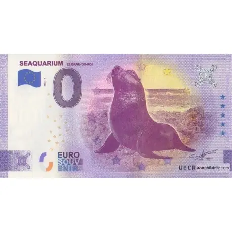 Billet souvenir - 30 - Seaquarium - 2022-4 - Anniversaire Vente Directe
