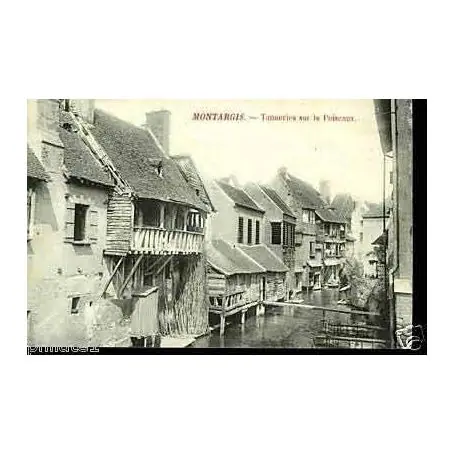 Carte postale 45 - Montargis - Tanneries sur le Puiseaux Prix Promo