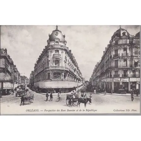 Top Qualité Carte postale 45 - Orleans - Perspective des rues Bannier