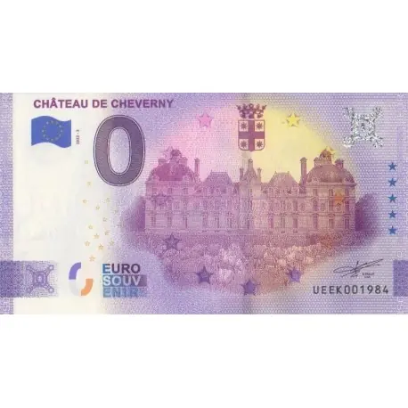 Billet souvenir - 41 - Château de Cheverny - 2022-3 - No 1984 Offre Exclusive