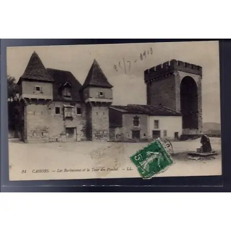 Carte postale 46 - Cahors - Les Barbacanes et la tour des pendus - Voyage - Dos divise... Produit De Marque