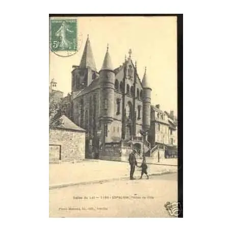 Garantie Incluse Carte postale 46 - ESPAILLON - L'HOTEL DE VILLE