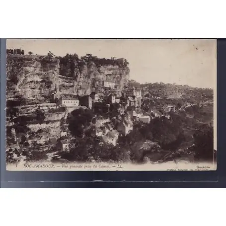 Nouveauté Carte postale 46 - Rocamadour - Vue generale prise du Causse - Non voyage - Dos divise...