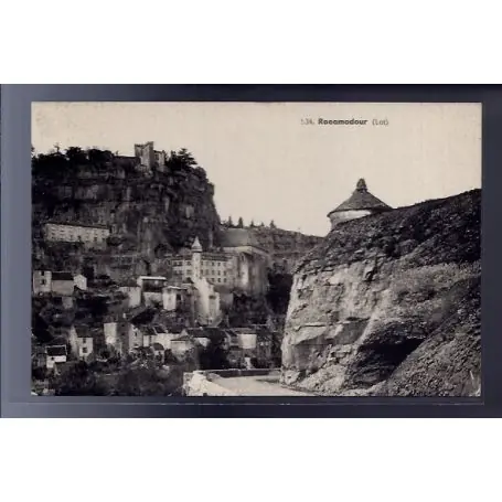 Nouveauté Carte postale 46 - Rocamadour - Vue sur la ville - Non voyage - Dos divise...