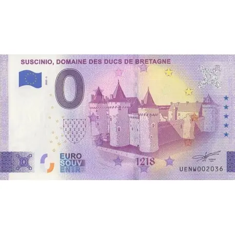 Must-Have Billet souvenir - 56 - Suscinio - domaine des ducs de Bretagne - 2022-2