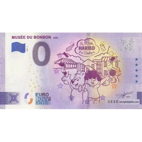 Billet souvenir - 30 - Musée du Bonbon - 2022-4 Achat Immédiat