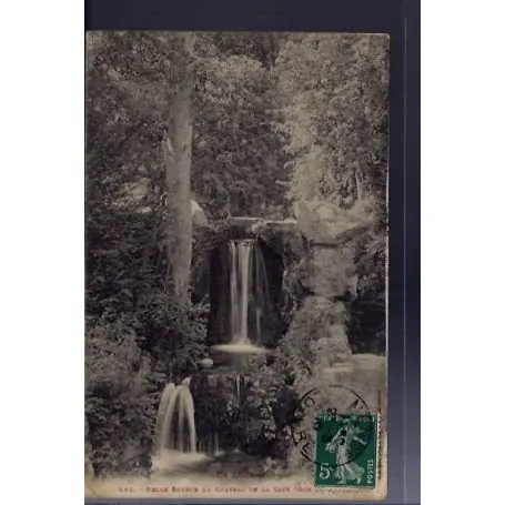 Carte postale 48 - Belle Source du chateau de la Caze - Voyage - Dos divise... Livraison Gratuite