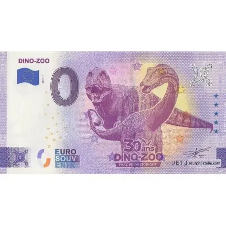 Achat Immédiat Billet souvenir - 25 - Dino-Zoo - 2022-1