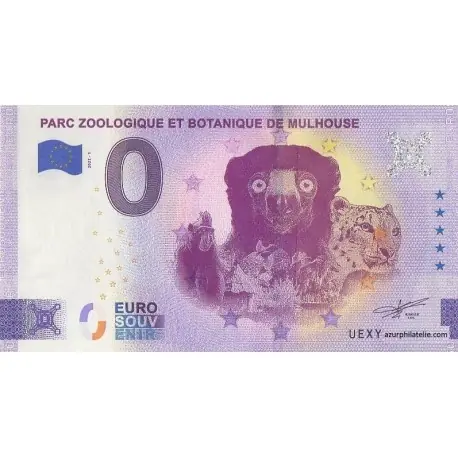 Paiement Sécurisé Billet souvenir - 68 - Parc zoologique et botanique de Mulhouse - 2022-1