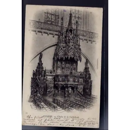 Top Vente Carte postale 49 - Angers - Chaire de la cathedrale - Voyage - Dos non divise...