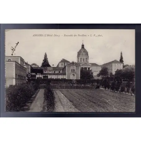 Carte postale 49 - Angers - Ensemble des pavillons - Voyage - Dos divise... Produit De Marque